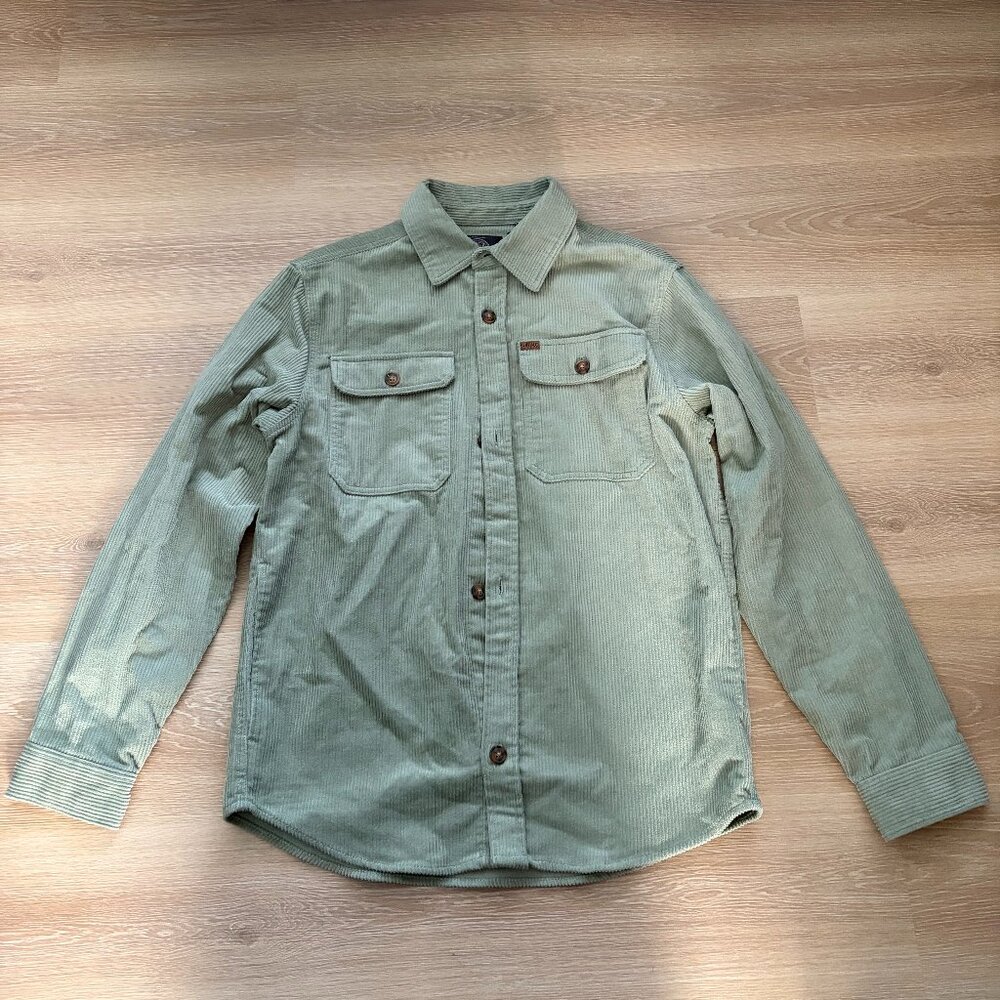 Men's Green Buffalo Long Sleeve Shacket Size Small New With Tags